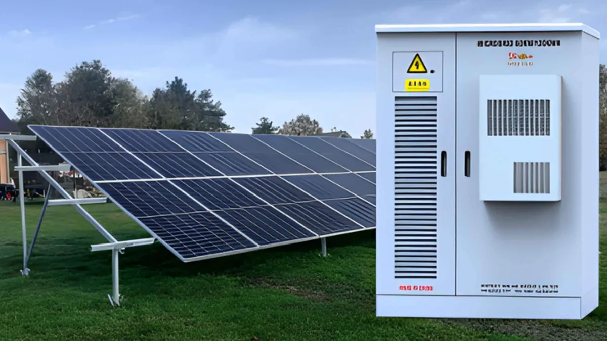 Panneaux solaires installés sur le toit d'une usine de transformation de cajou