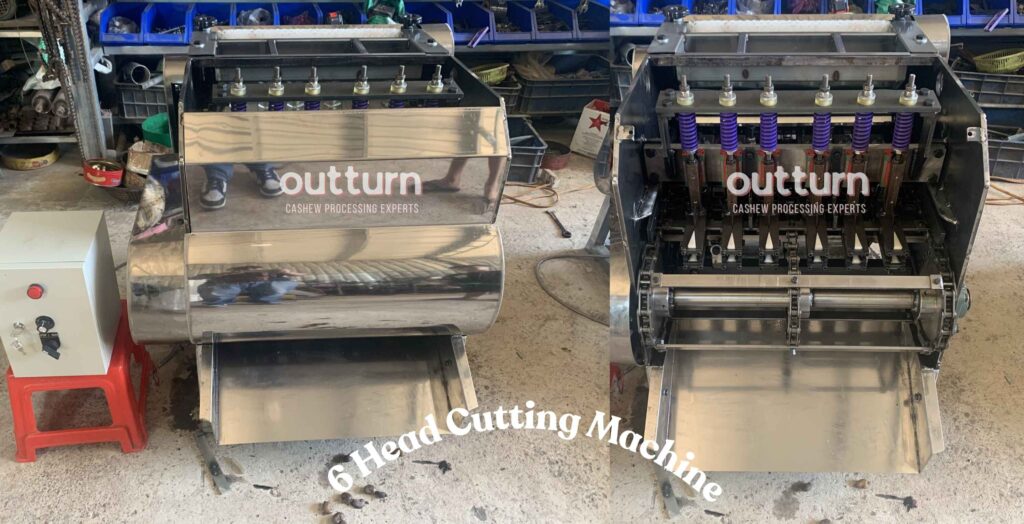 cashew cutting machine