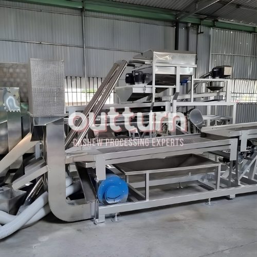 fully automatic cashew cutting machine